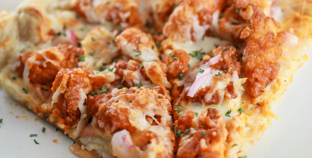 Image result for southern fried chicken pizza